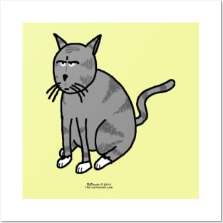 Cat with Attitude Posters and Art